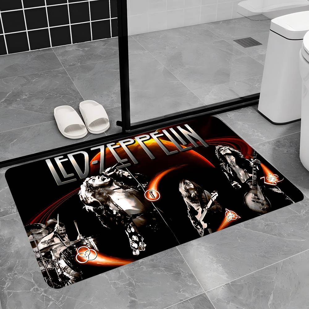 Classic Band L-Led Z-Zeppelin Hallway Carpet Retro Multiple Choice Living Room Kitchen Rug Non-Slip Welcome Rug