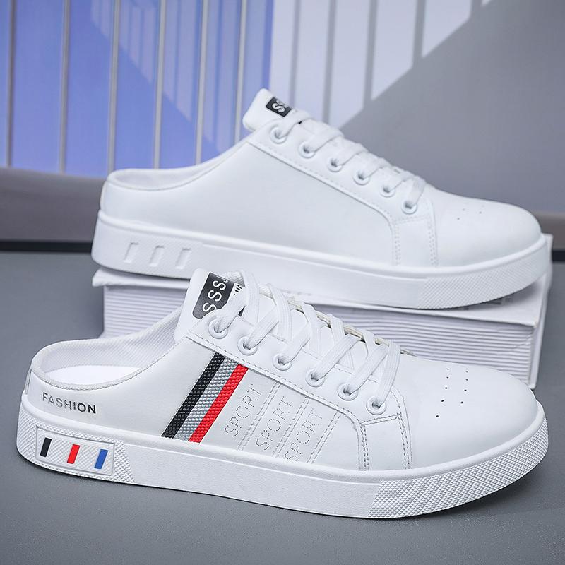 Men's Wide Width Sneakers 39-44 EU - Breathable Lace-Up Casual Shoes with Memory Foam, Non-Slip Gym/Walking Shoes for Daily Wear