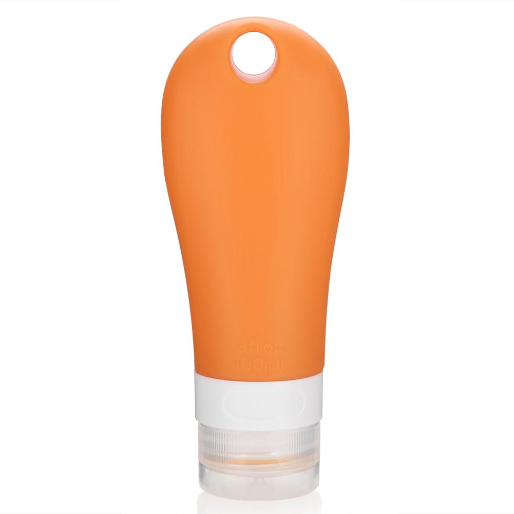 Portable Silicone Travel Bottle Set Lotion Shampoo Shower Empty Press Container 01
