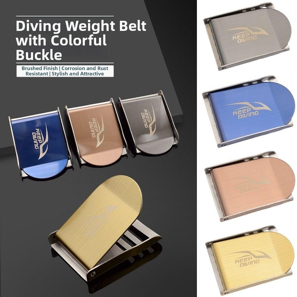 With Electroplating Scuba Diving Color Weight Belt Buckle  Diving Equipment Accessories