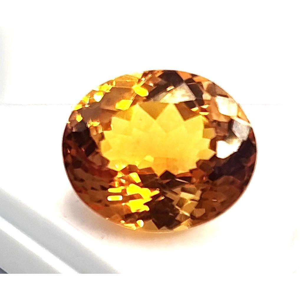 Natural Yellow Orange Citrine Oval Cut 14-16 Ct Fabulous Certified Gemstone