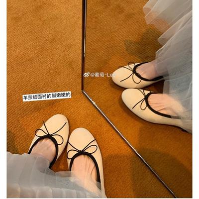 ~ Multi-color Entry! Classic Series Small Round Head Bow Light Mouth Ballet Single Shoes Women