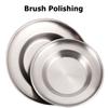 1PC Stainless Steel Plate 8in Ultra-Portable Dinnerware Metal Dinner Plates for Kids Toddlers Grate for Outdoor Camping Picnic