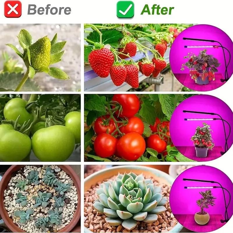 5V USB LED Plant Grow Light Full Spectrum Hydroponic Bulb LED Indoor Plant Light Greenhouse Vegetable Flower Grow Light