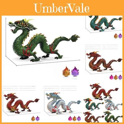 Chinesische Mythologie Drachenstatue PVC Sammlermodell für Heimdekoration und Geschenk