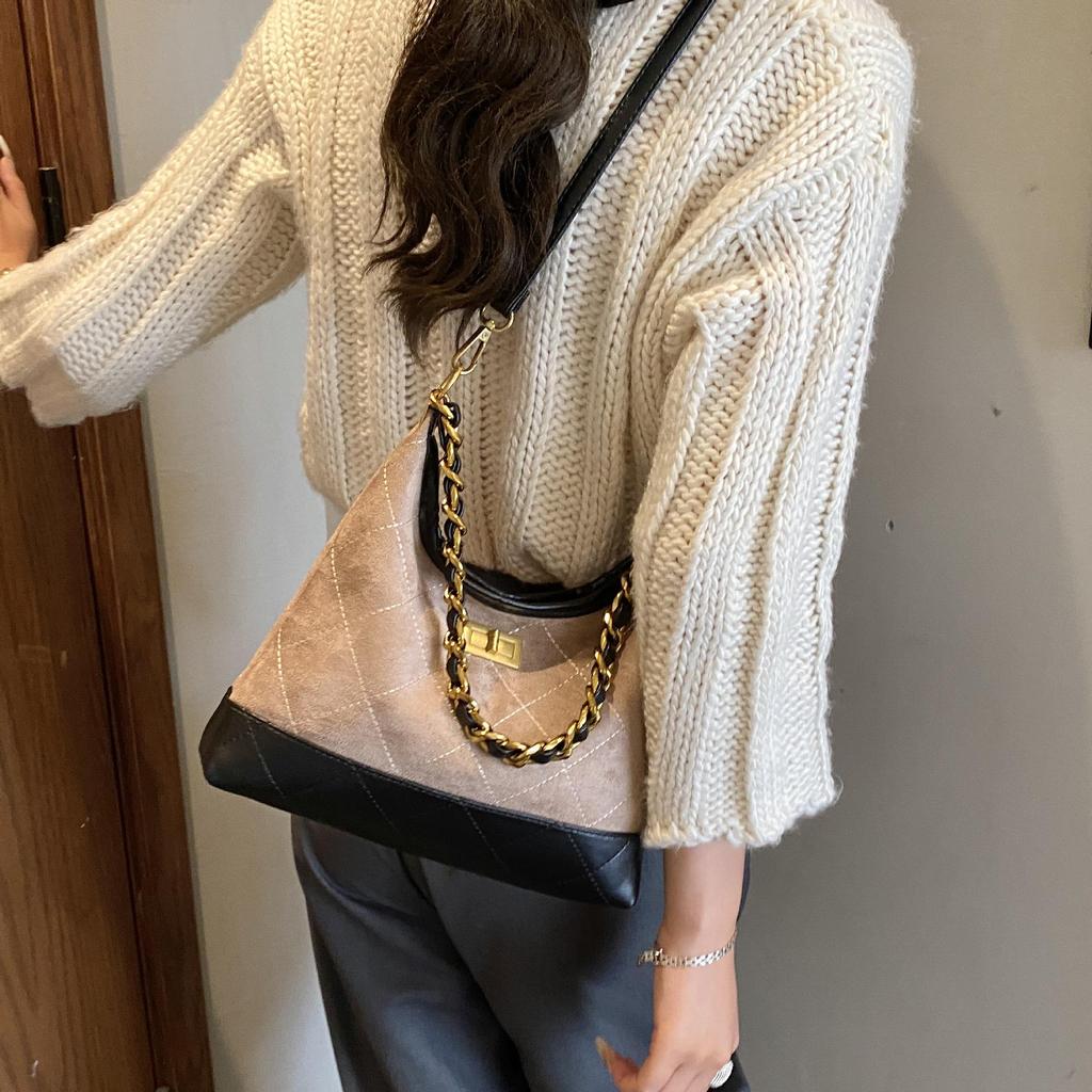 Women's 2025 High-End Retro Versatile Crossbody Shoulder Bag - European & American Fashion Dumpling Design