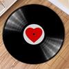 Vinyl Record Design Round Carpet Music CD Circle Children Play Mat Living Room Decoration Home Bedroom Sofa Hallway Area Rugs