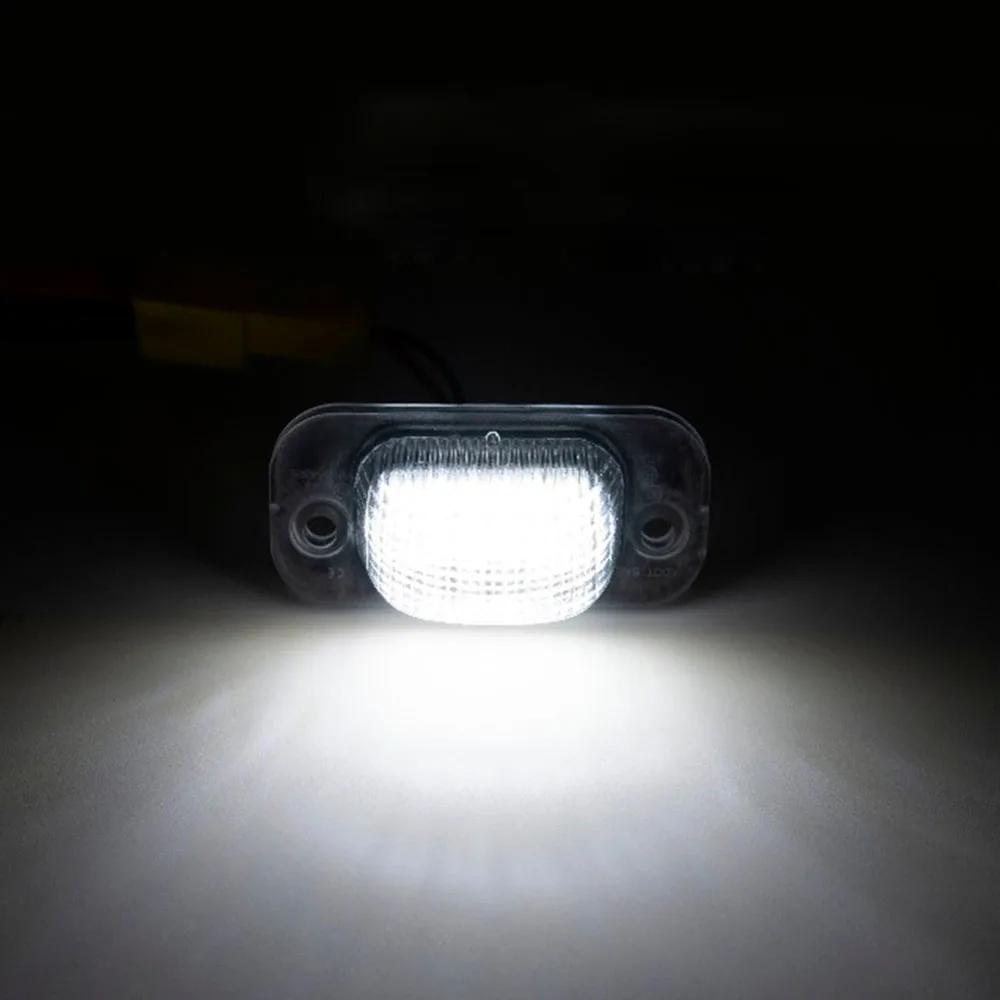 LED Lights For VW Golf II 2 Mk2 Jetta II 2 Mk2 License Number Plate Lamp For Seat Toledo I 1 Mk1