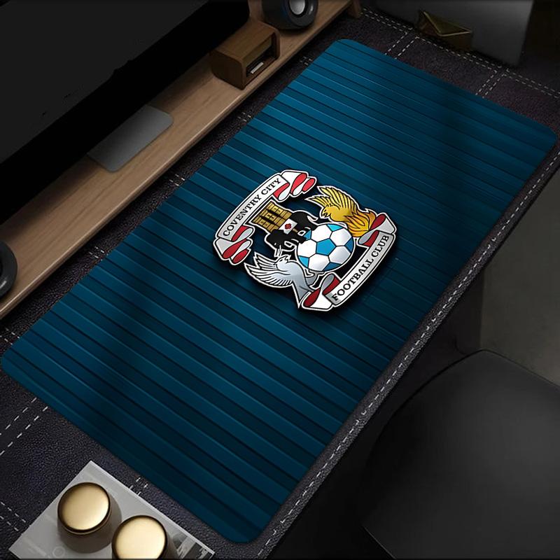Coventry City Crest Design Mouse Pad, Rubber Base, Mouse Pad for Gamers and Office Use, Gaming Desk , Easy To Clean Mat Christmas fan gifts