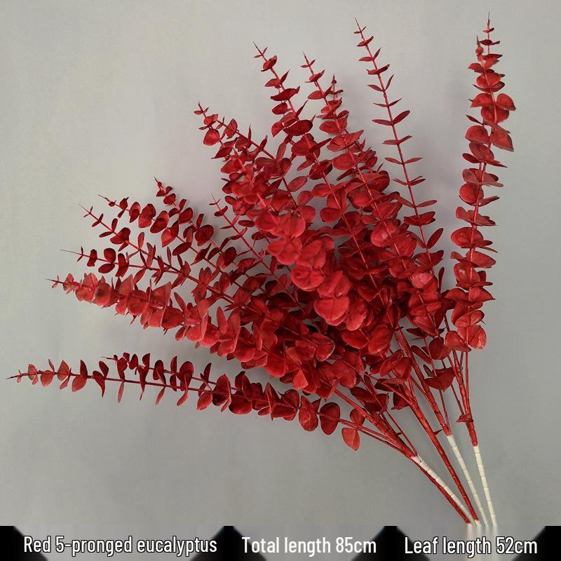 Shunran Dark Red Wine Artificial Wedding Flowers for Chinese Engagement Décor & Aisle Hanging Displays
