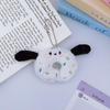 Adorable Double-Layer Cartoon Hamburger Bun Plush Hairpin for Babies