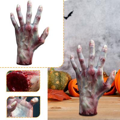 Poseable Silicone Severed Halloween Decoration for Party Props