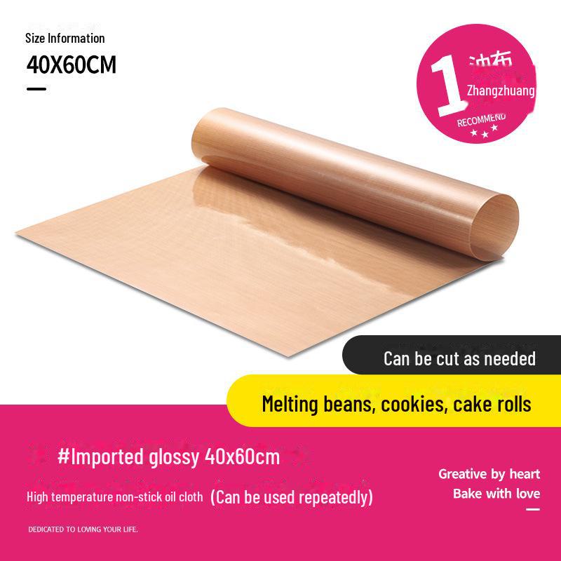Vysokoteplotně odolný nepřilnavý pečicí papír pro opakované použití
