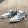 Women's Shoes White Fashion Hand-made Ladies Canvas Shoes Unisex Zapatillas De Mujer