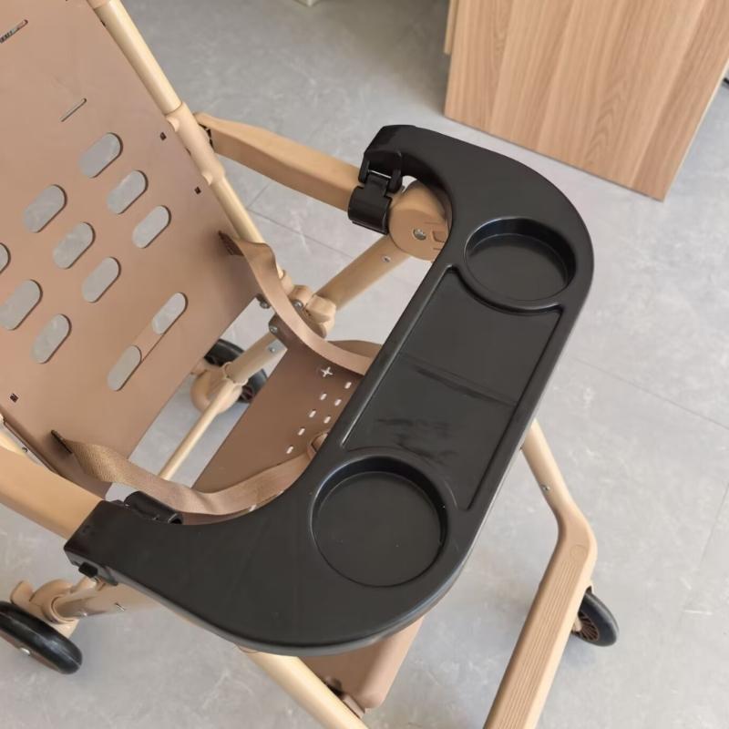 Strollers Dinner Table Plate Baby Strollers Cup Holder Detachable Tray Attachment for Snacks & Drink Pram Accessories