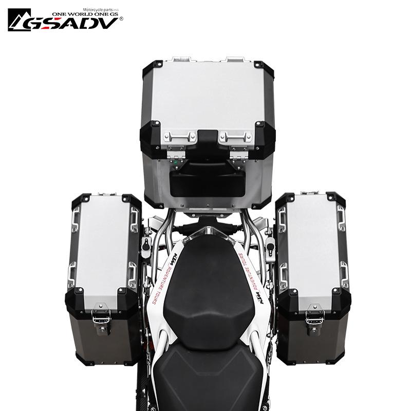 GSADV Crash Bar Bumper for KTM Duke 250/390 with Modified Top Box and Side Box Aluminum Alloy