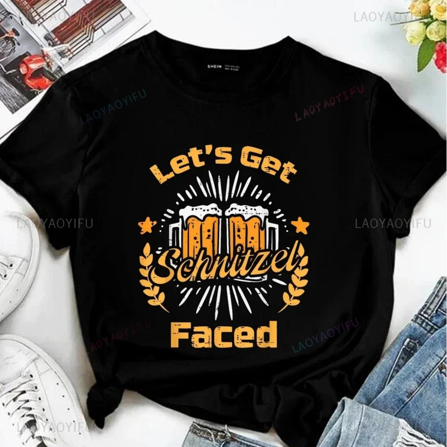 Summer Harajuku Craft Beer Brewing Lover Printed T-Shirt Beer Funny Fashion Short Sleeved Oktoberfest Women Man T-Shirt S чёрный