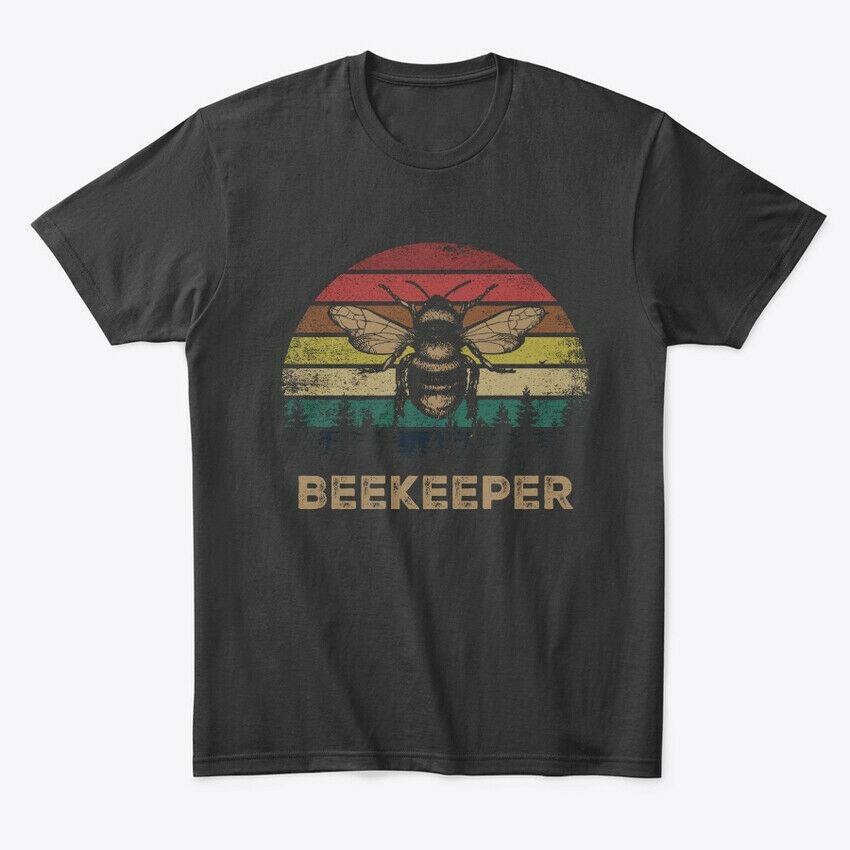 Beekeeper Beekeeping Bee Gift Premium Tee TShirt Unisex Cotton Tshirt Streetwear Harajuku S
