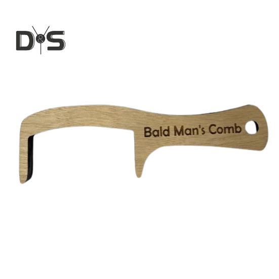 

Расческа для лысого человека, портативная маленькая деревянная щетка для волос, игрушка для лысых мужчин, инструмент для ухода за волосами, семья, друзья, кляп для взрослых, подарок