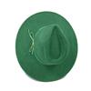 Cappello a Cilindro Piatto Rotondo 9,5 cm in Scamoscio Uomo Donna Cappello da Cowboy Western Cappello Fedora per Feste e Palco Design Autostile Stile Etnico Cappello Superiore