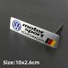 LMN1 Emblems Volkswagen Series Aluminum Badge Car Body Stickers Decals For VW GTI Polo Golf Passat Tiguan Arteon Touareg Taigo Caddy