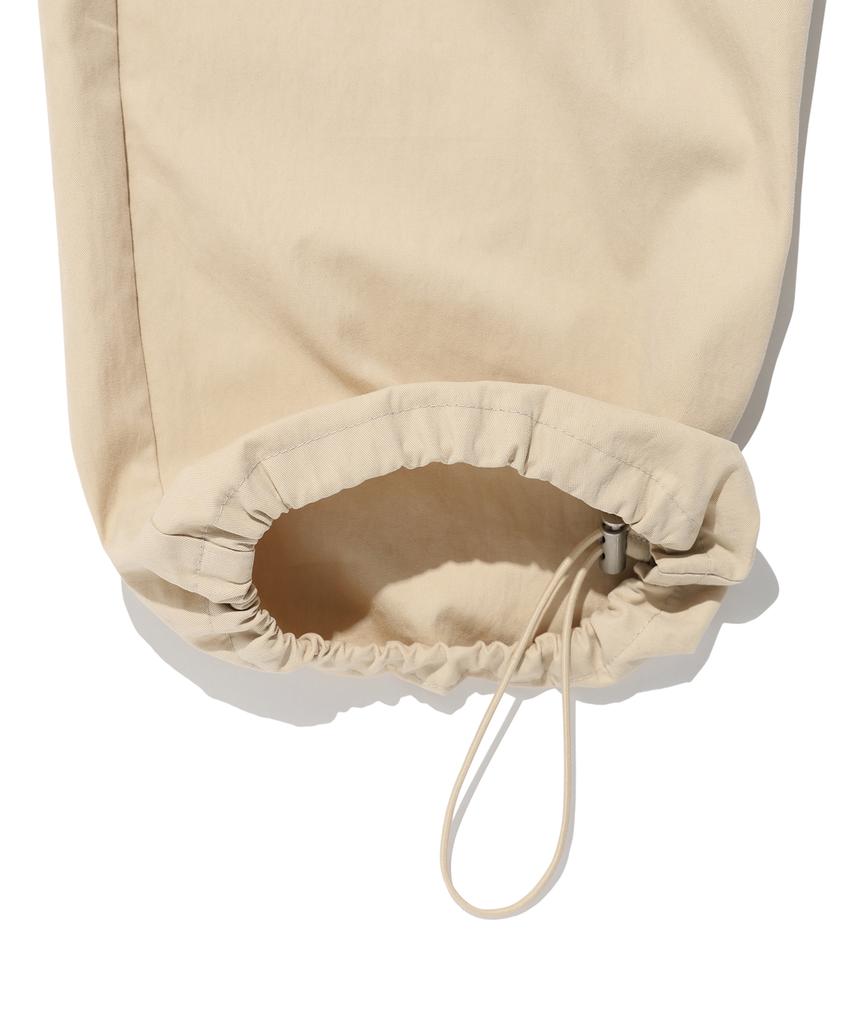 WACKY WILLY Women'S Cargo Parachute Pants Beige