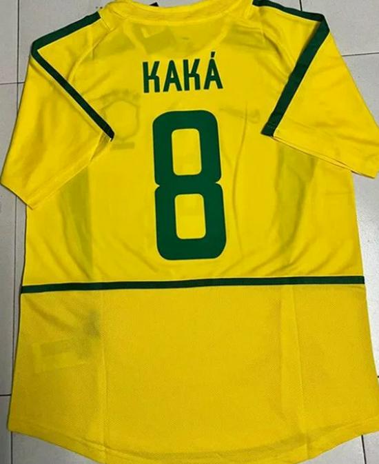 Camiseta de Fútbol Retro de Brasil del Mundial 2002: Carlos #6, Ronaldo #9, #11, y Ropa Ball.