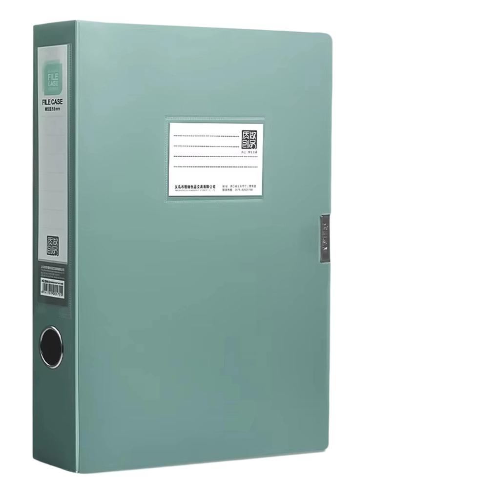 Morandi Folders - PP Thickened Supplies, Foldable A4 Size, Vintage Color, Plastic File Organizers