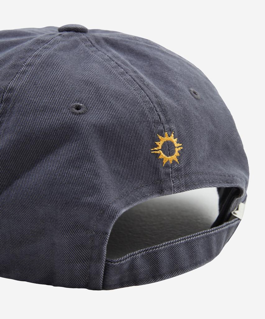 HELLO SUNRISE Dot Arch Logo Ball Cap_Dark Gray