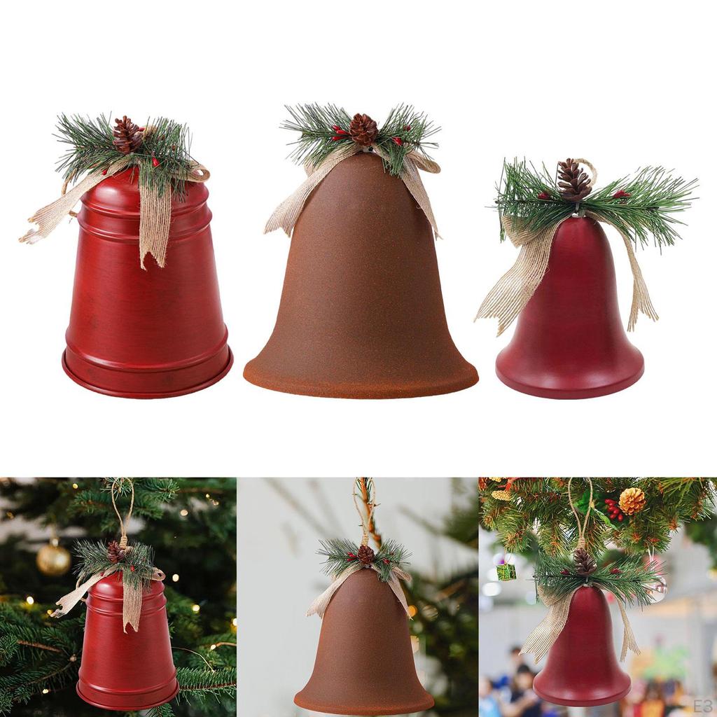 Christmas Bell Hanging Ornament Charm Pendant Tree Decorations Xmas Decor for