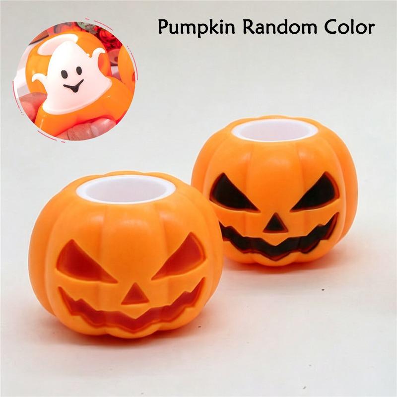 Pop-up Squeeze Squishy Toy Halloween Theme Pumpkin Ghost Skull Bat Design Sensory Fidget Toy Stress Relief Trick Or Treat Party