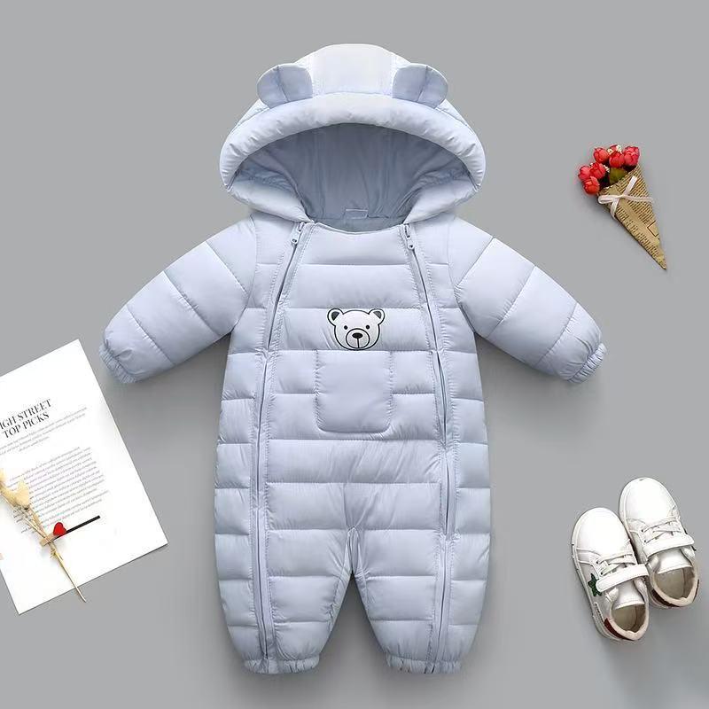 Tuta in Cotone Calda Ispessita per Neonati - Set Outerwear Autunno/Inverno