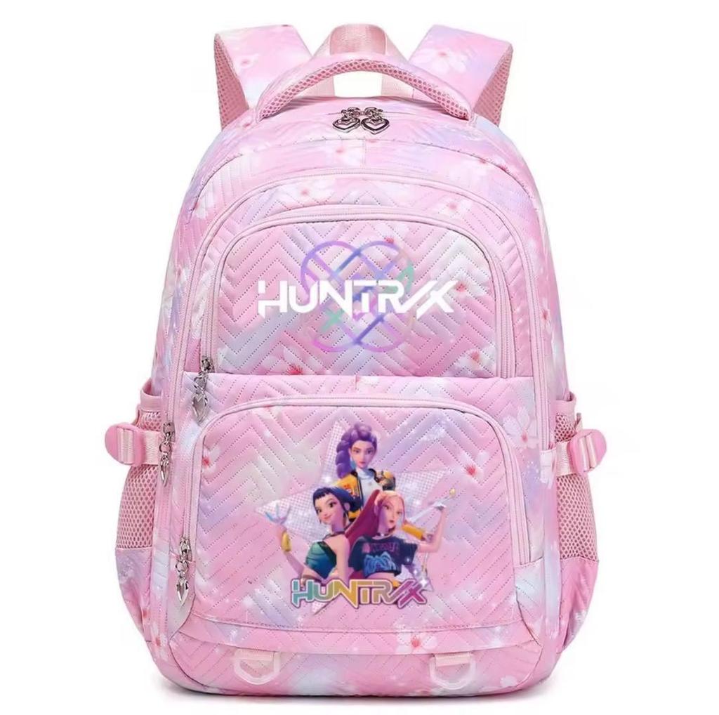 Peripheral printing large-capacity primary and secondary school schoolbags trendy backpacks lightweight and fashionable backpacks