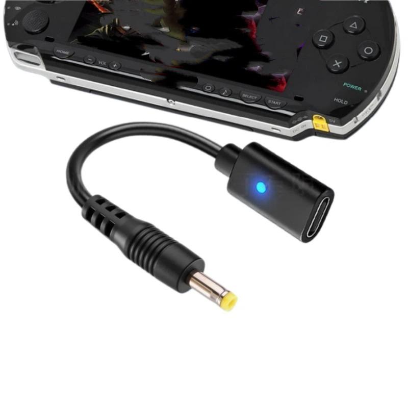 1/5Pcs Type C LED Convert Cord USB C Cable For PSP1000 2000 3000 Controller Charging Adapter Game Console Power Wire·