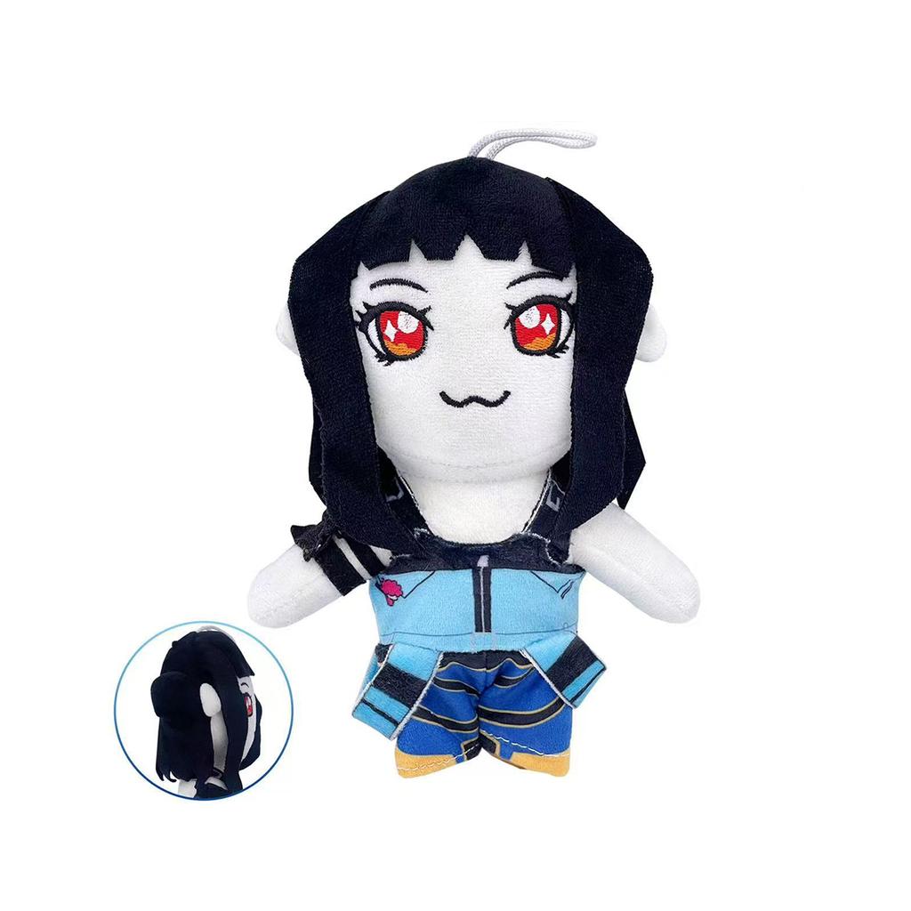 Anime Hunters Plush Cute Purple Tiger Black Hat Magpie Wth 3 Eyes Monster HuntGirl Group Stuffed For Fans Gifts
