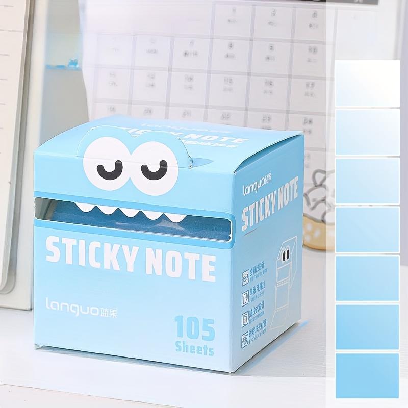Dopamine Sticky Notes, Transparent Pearlescent Pull-Out Memo Notes, Mini Notepad, Colored Sticky Notes for Notes and Remarks