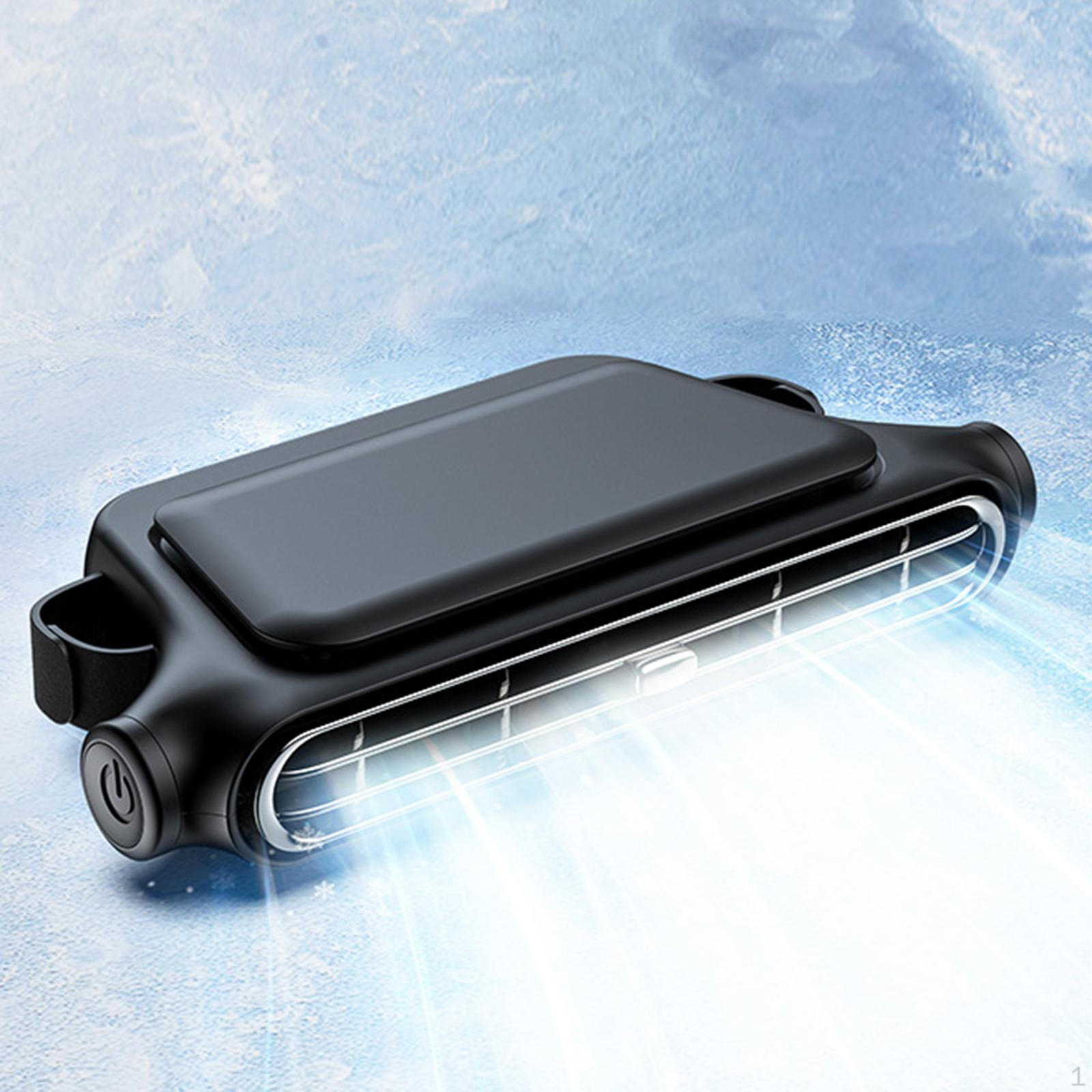 

Cars Seat Fan Backseat Adjustable Air Circulation Golf Carts RV Portable Outdoor Driving Camping чёрный