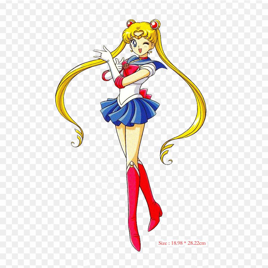 Sailor Moon Queen Queen Serenity Chibiusa Strykelapper til klær Applikasjonsklistremerker på klær Varmefølsom tilpasset lapp