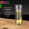 Xinuo Double Wall Borosilicate Glass Tea & Water Bottle XN-1051