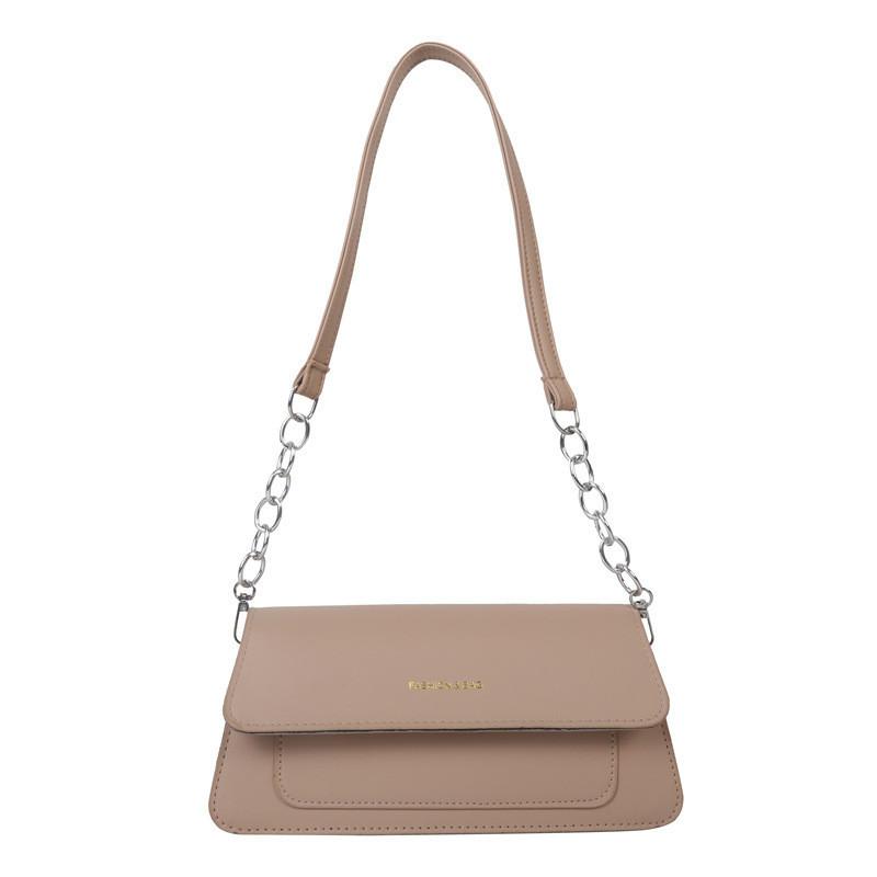 Stylish Casual Chain Shoulder Bag Women s Bag 2023 Popular Street Fashion Small Square Bag хаки