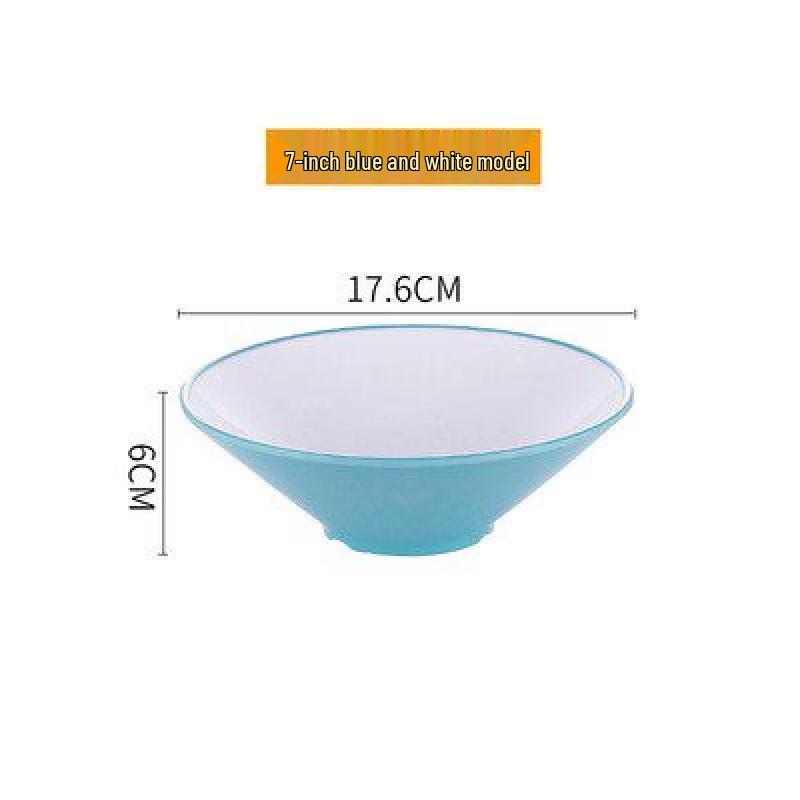A5 Melamine Two-Tone Noodle Soup Bowl