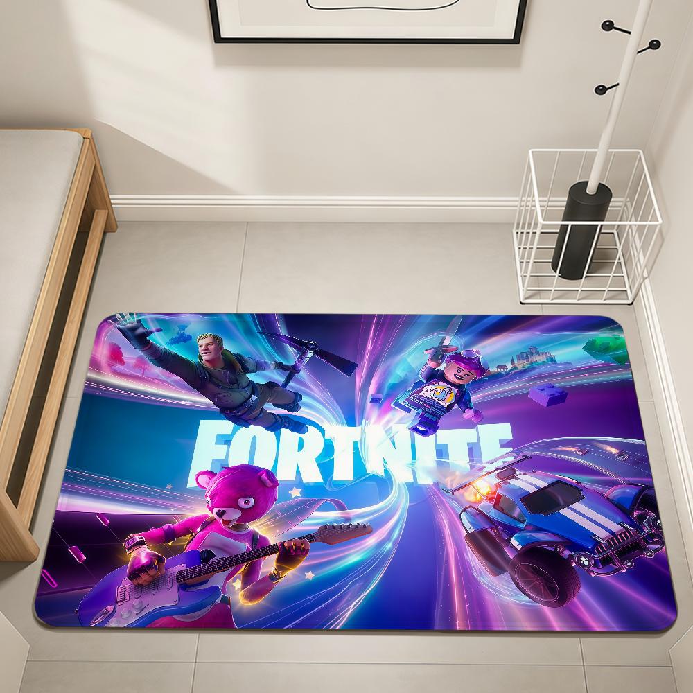 game cool funny art F-Fortnite Home Bedside Rug Kitchen Bath Floor Mat Hallway Balcony Carpet Entrance Doormat hogar Decor