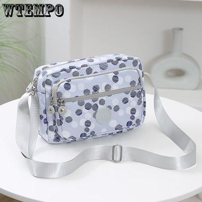 Mehrschichtige wasserdichte Oxford-Stofftasche Umhängetasche Nylon Casual Damentasche Einzelne Schultertasche