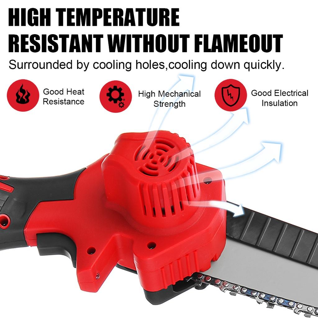 6-Inch Mini Cordless High-Power Electric Chain Saw Garden Tree Feller Wood Cutting Machine