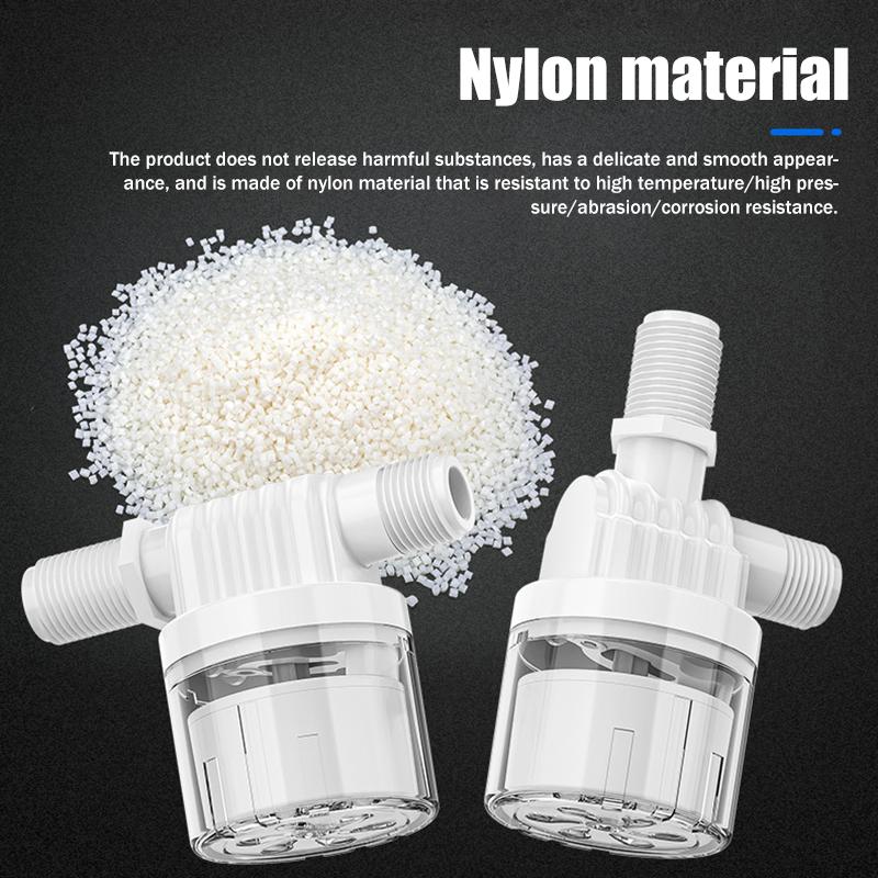 Torre valvola di controllo automatico del livello dell'acqua da 1/2" 3/4" con sfera galleggiante installata all'interno del serbatoio, ingresso e uscita senza spina.