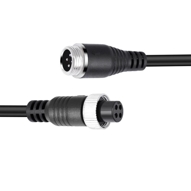 Camera Cable 4Pin Flexible Lengths Aviation Video Extension CableFor Commercial Trucks And Buses Vehicle Backup Cord