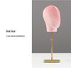 Black Mannequin Head for Displaying Wigs, Hats, and Accessories
