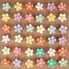 40 PCS Decorative Push P, Thumb Tacks for Bulletin Board, Cute Thumbtacks, Colorful Flower Pin Tacks for Cork Board Map Photo Poster Calendar