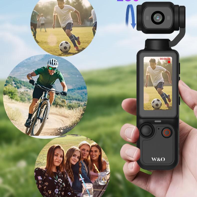Q7 4K HD Sports Camera: Portable Handheld Action Cam for Outdoor and Travel Vlogs