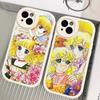 Classic C-Candy C-Candy Anime Leather Phone Case For IPhone 16 14 15 Pro Plus 13 12 11 Pro Max Silicone Cover